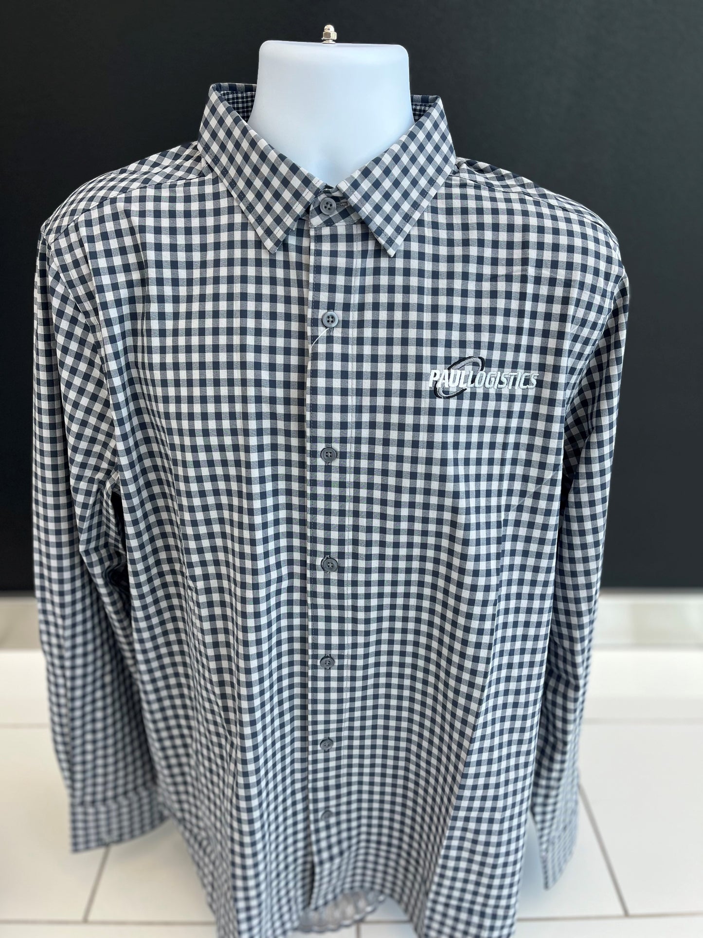 Men's Gingham Dress Shirt